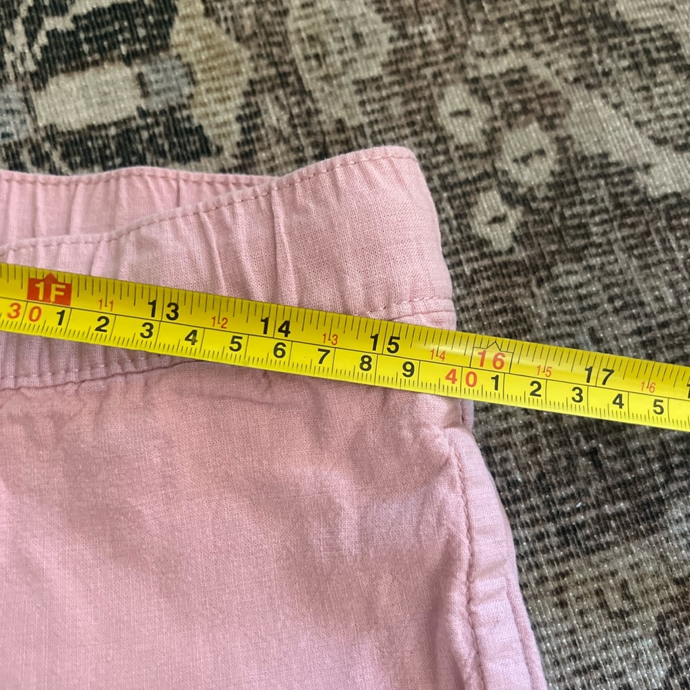 H&M Men's Light Pink REGULAR-FIT CANVAS SHORTS Small - Picture 7 of 8